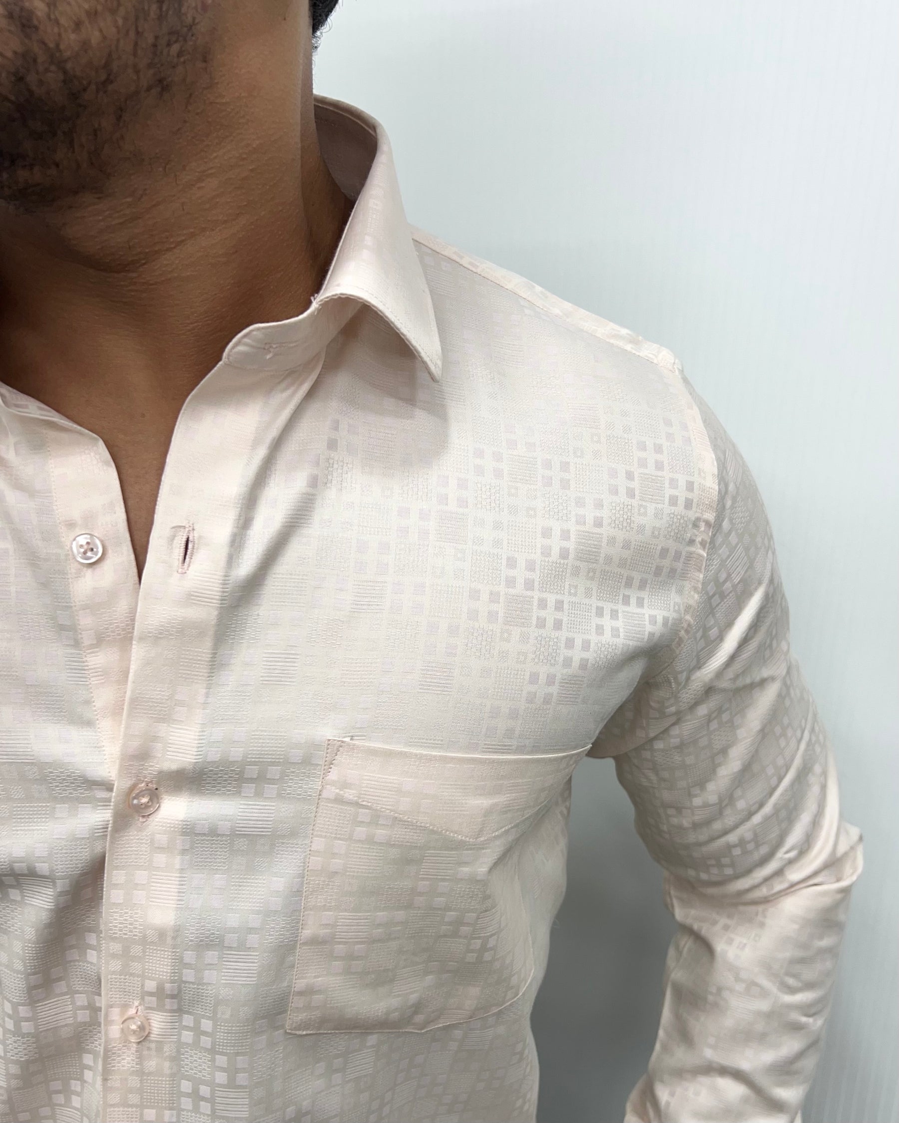 Peach Premium Giza Finish Shirt