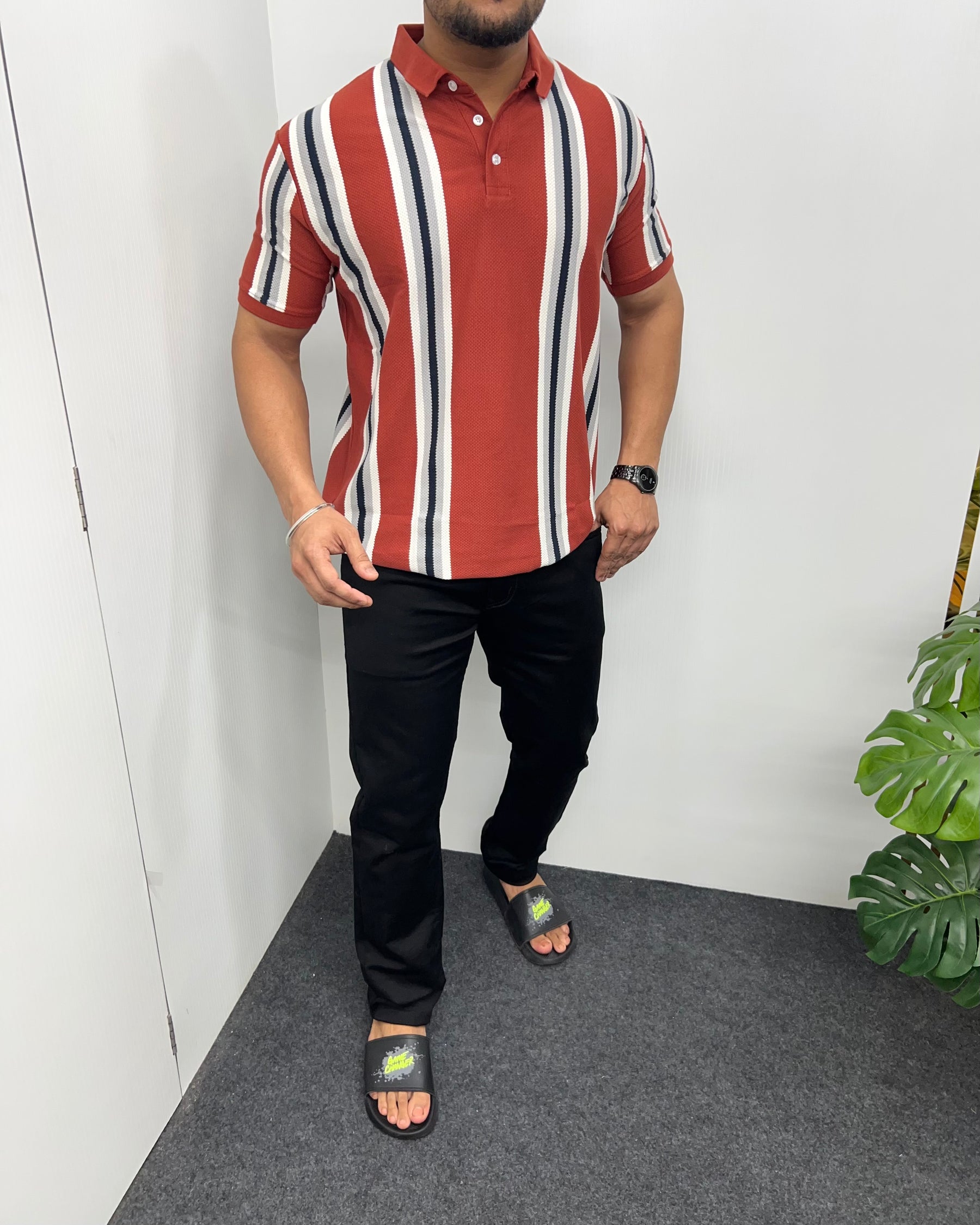 Carrot Matty Striped T-Shirt