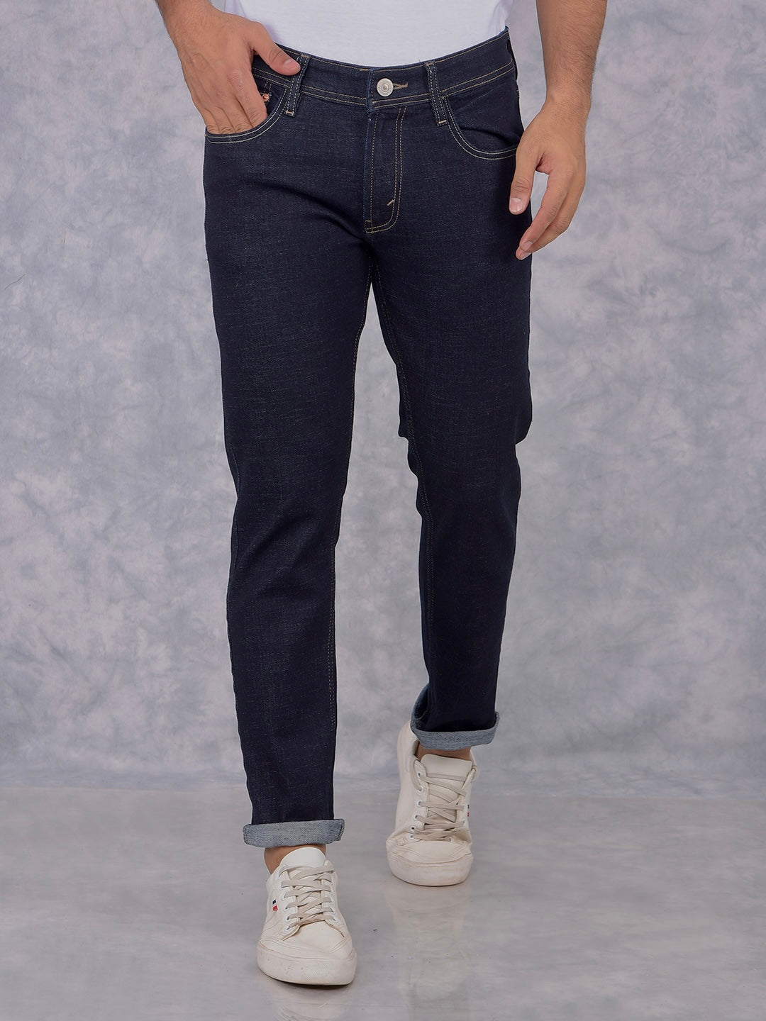 Blue Raw Wash Jeans