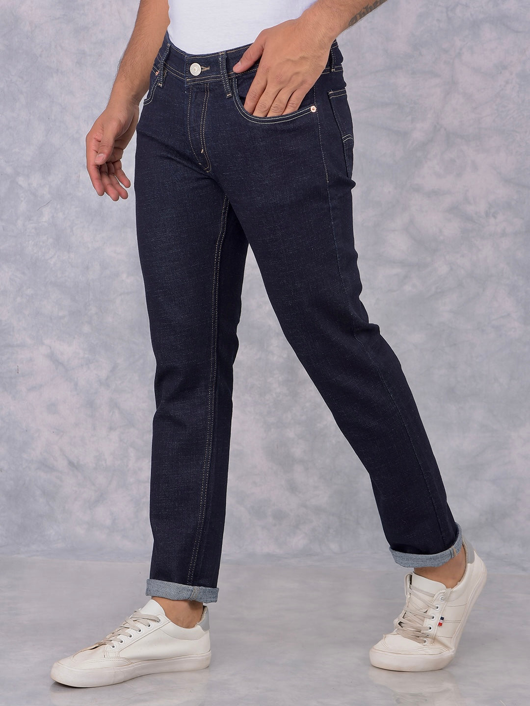 Blue Raw Wash Jeans