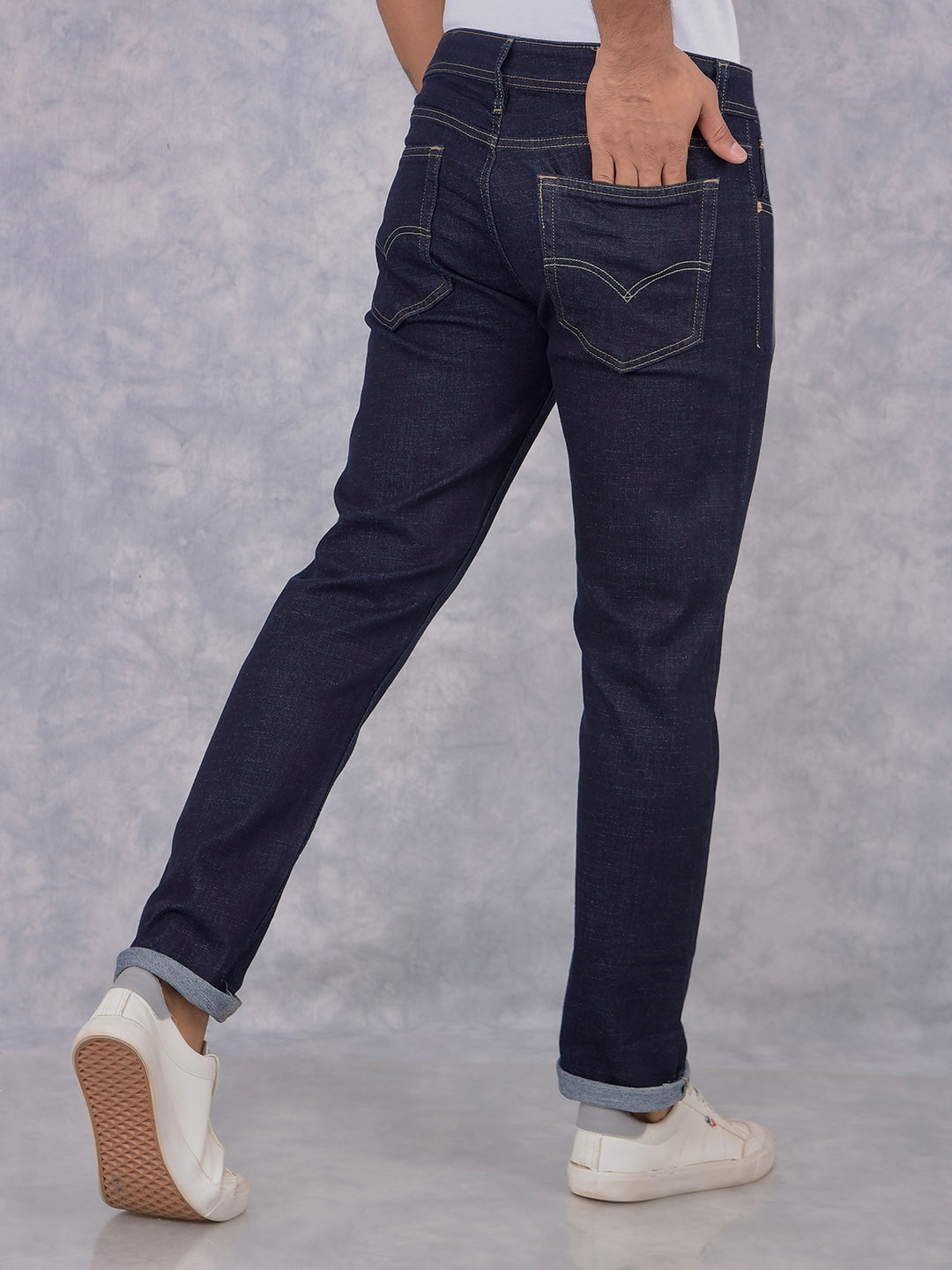 Blue Raw Wash Jeans
