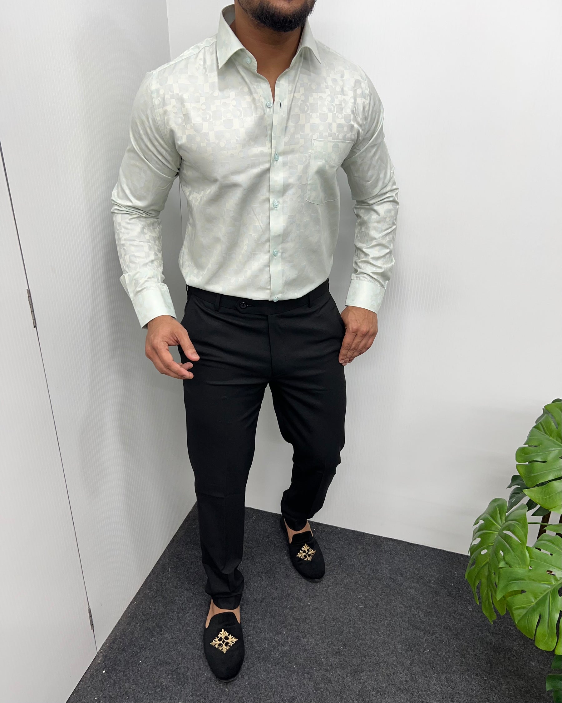 Mint Premium Giza Finish Shirt