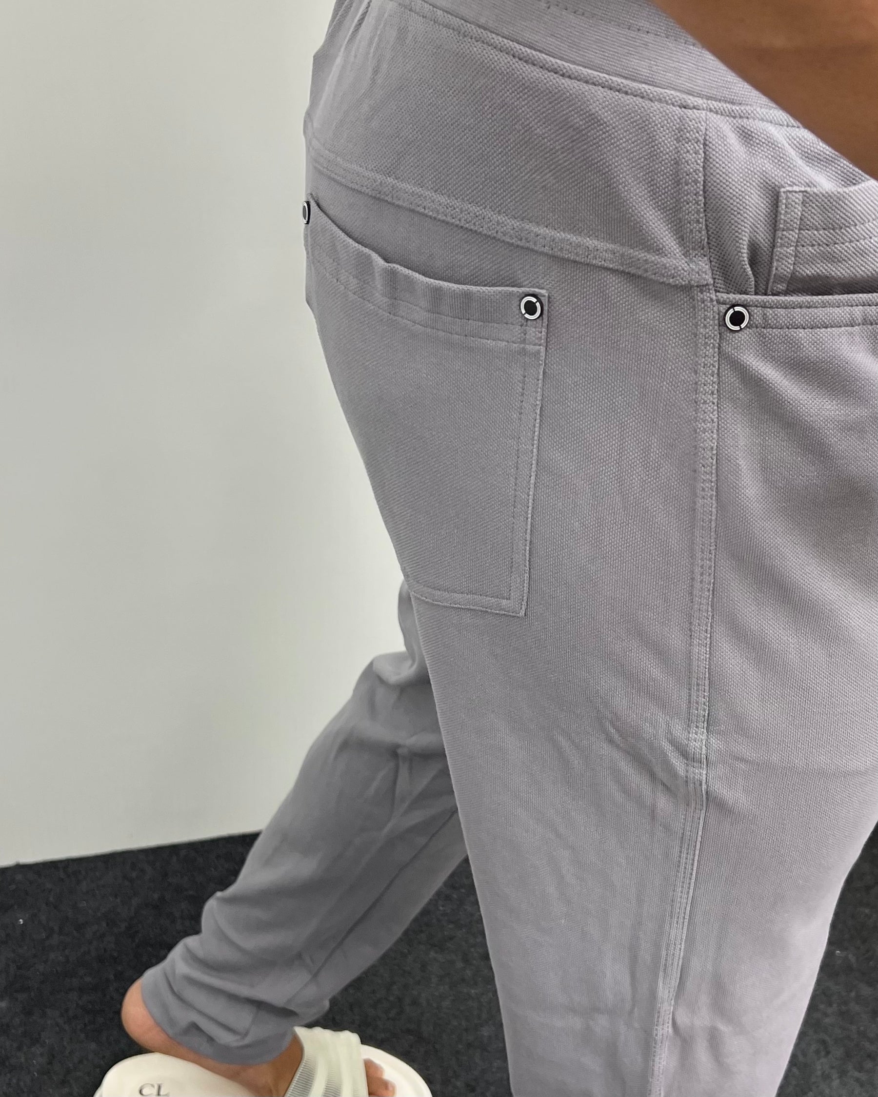 Light Gray Premium Cotton Matty Track Pant