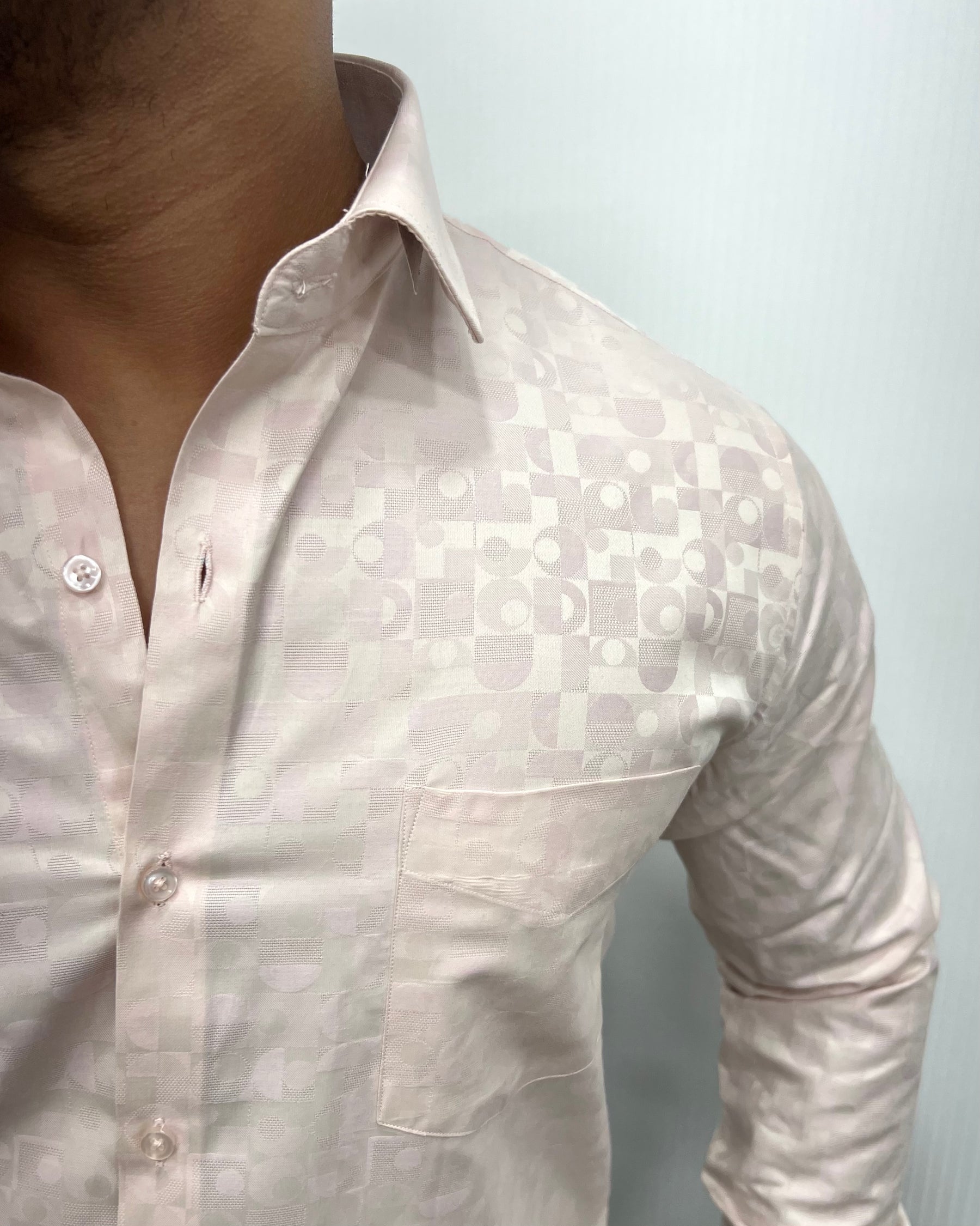 Peach Premium Giza Finish Shirt