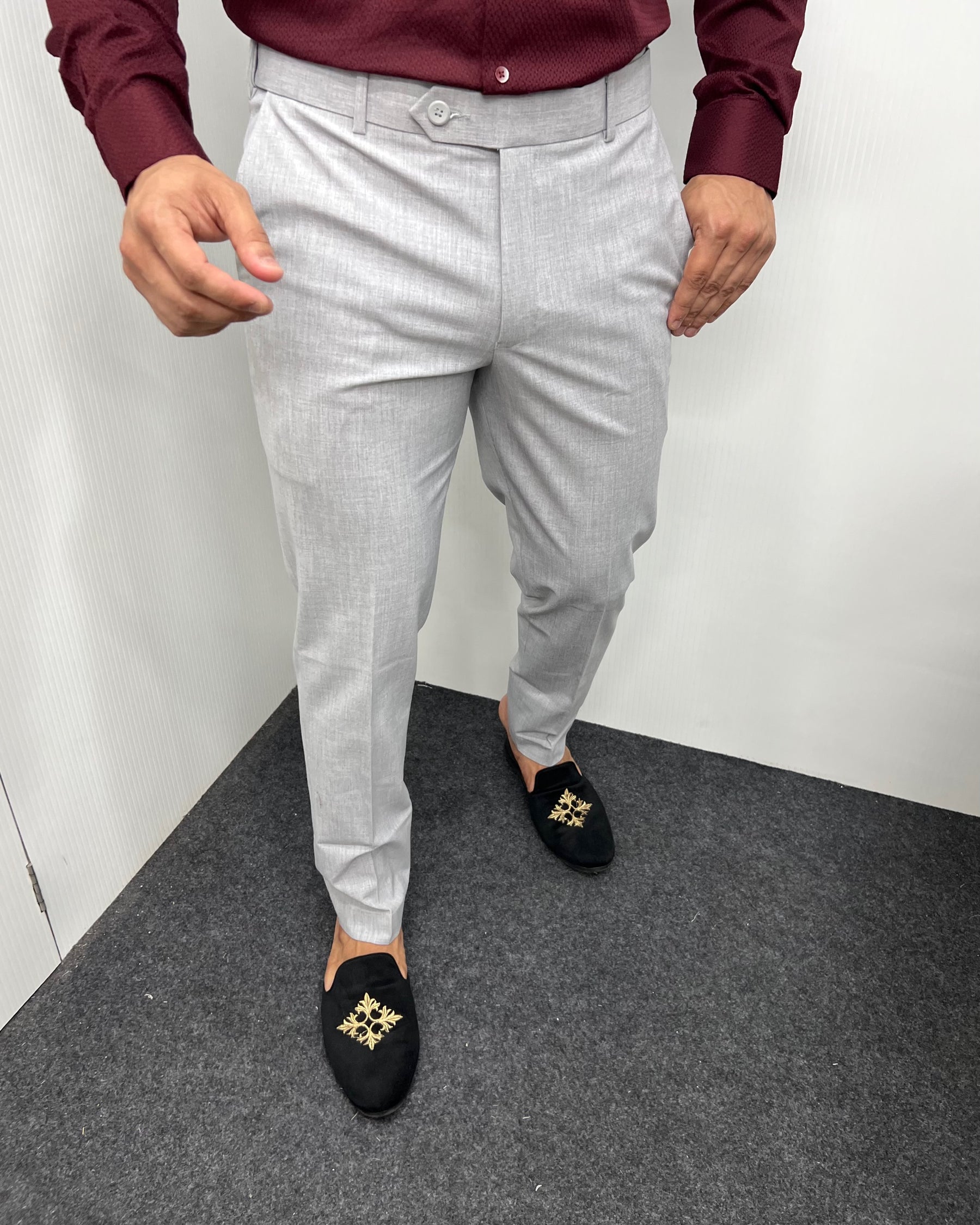Light Gray Flexiwaist Business Class Formal Pant