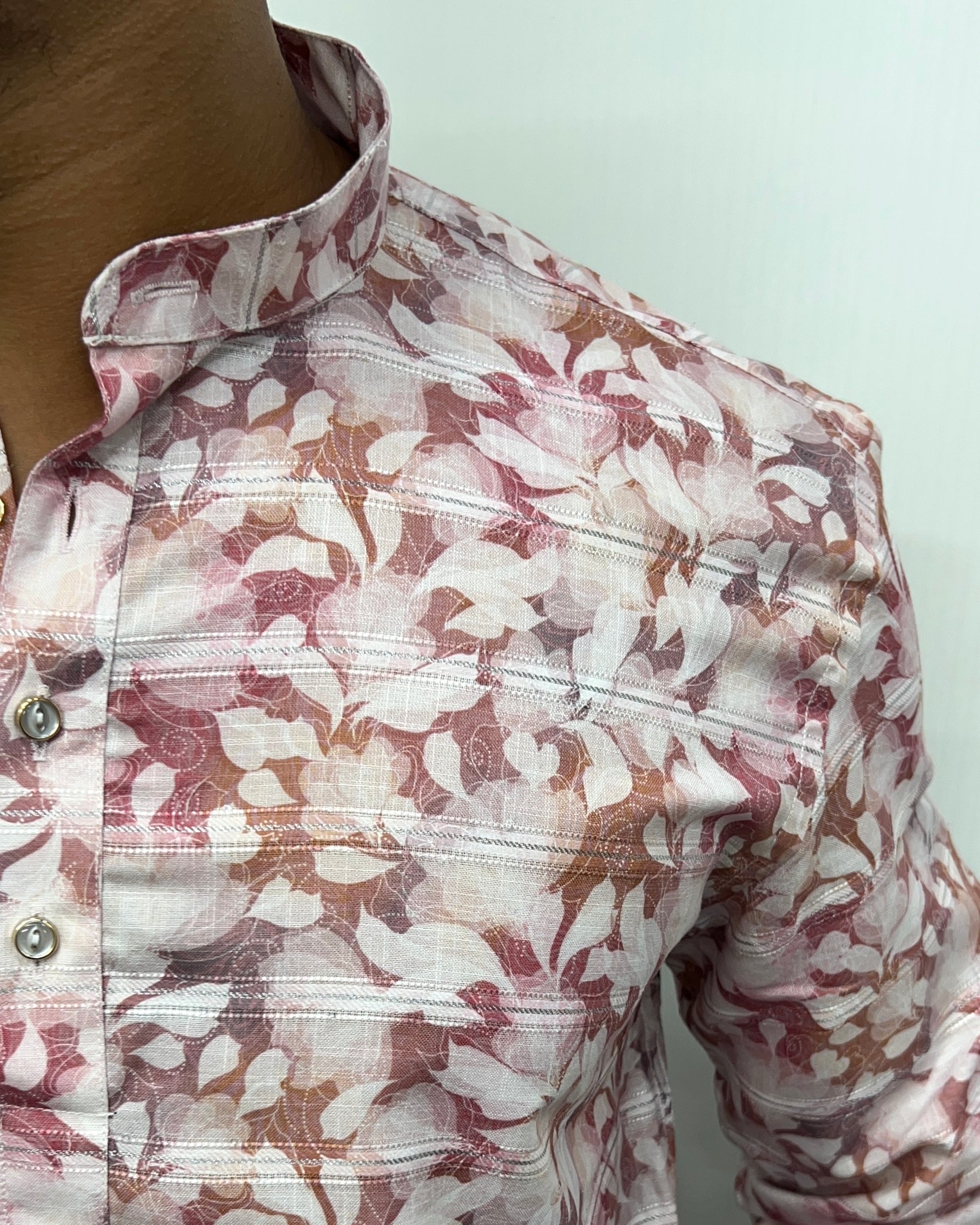 Jari Fabric Printed Premium Short Kurta