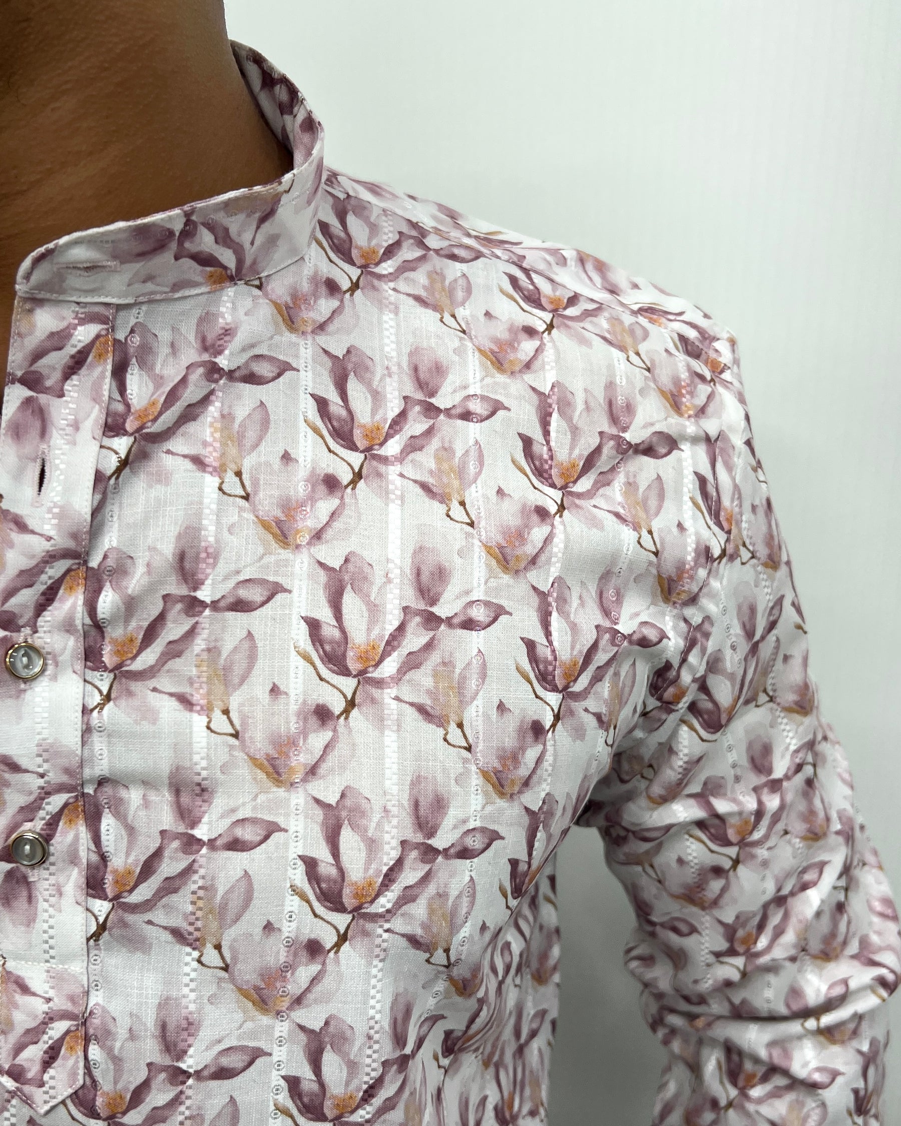 Jari Fabric Printed Premium Short Kurta