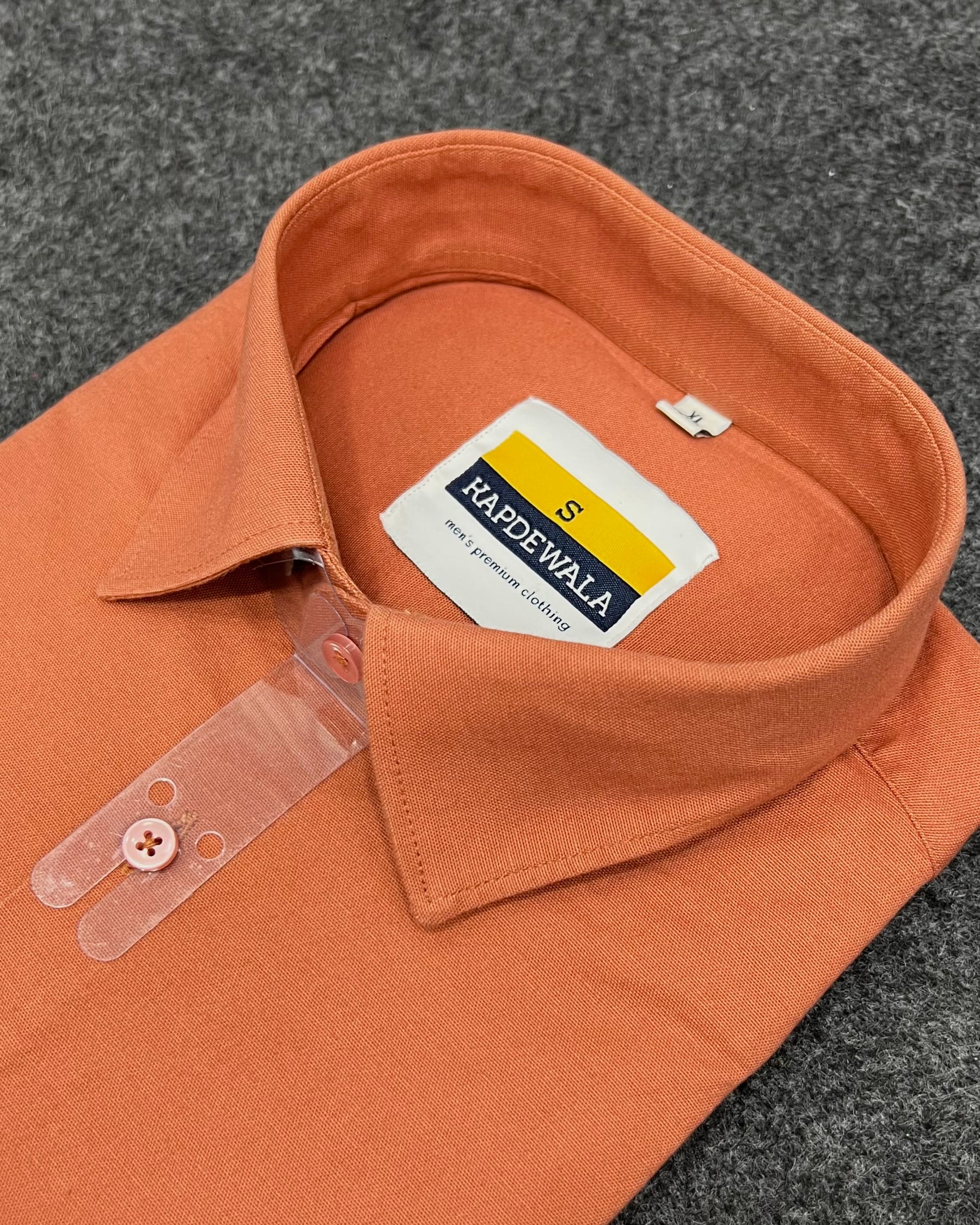 Coral Business Class Oxford Lycra Formal Shirt