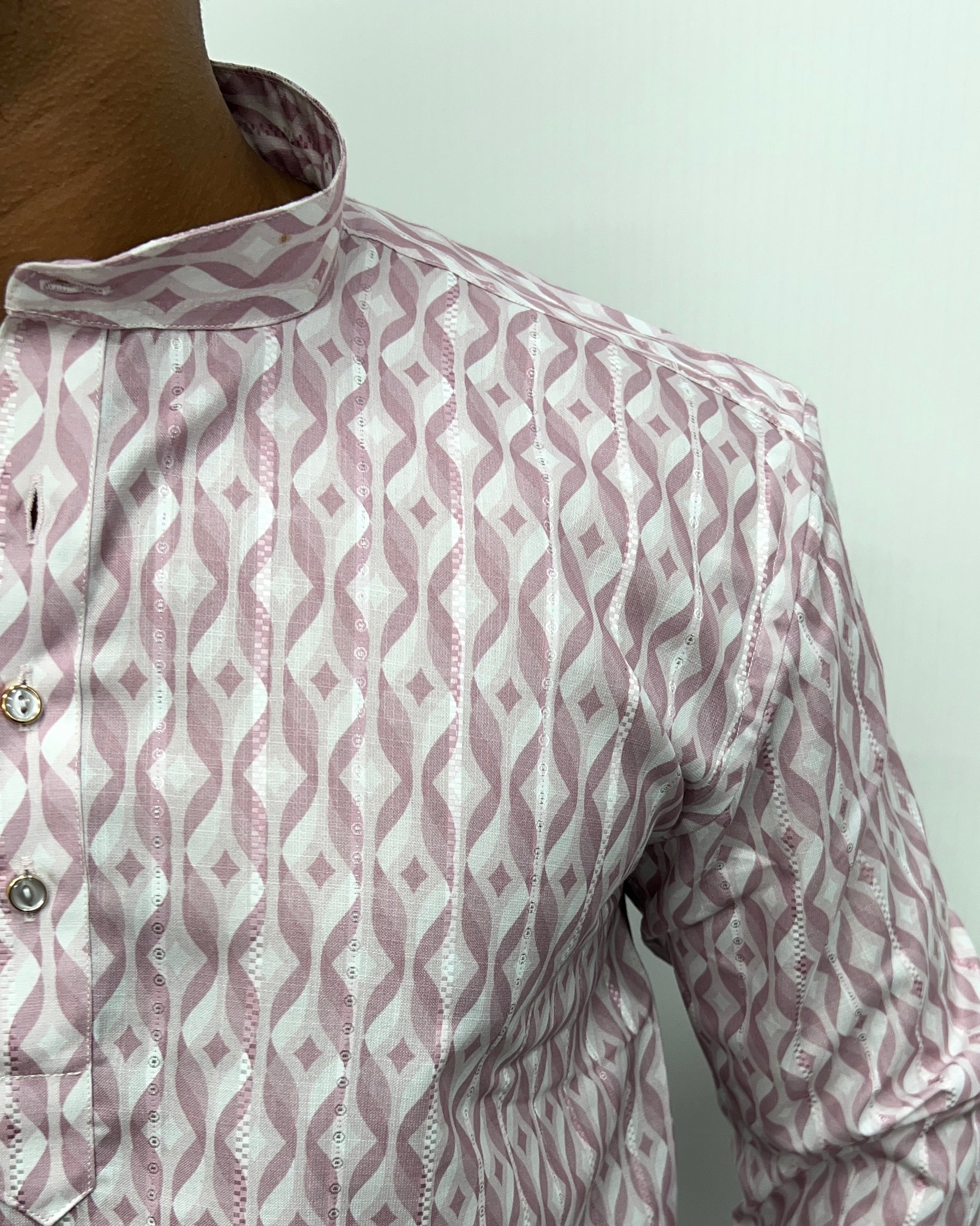 Jari Fabric Printed Premium Short Kurta