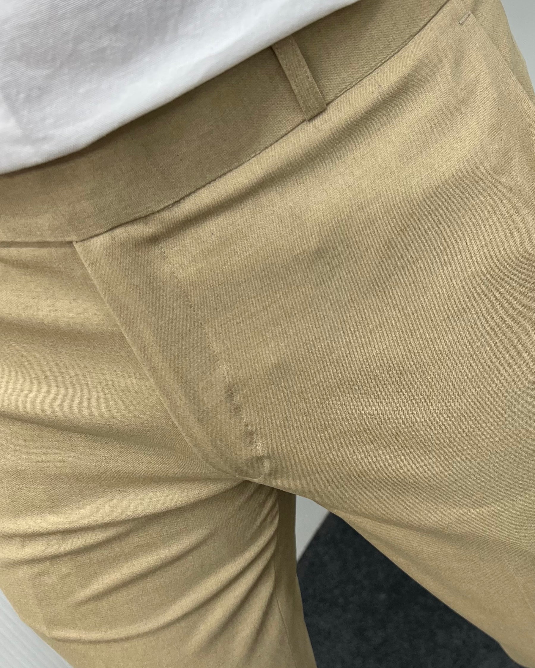 Yellow Cream Business Class Formal Pant
