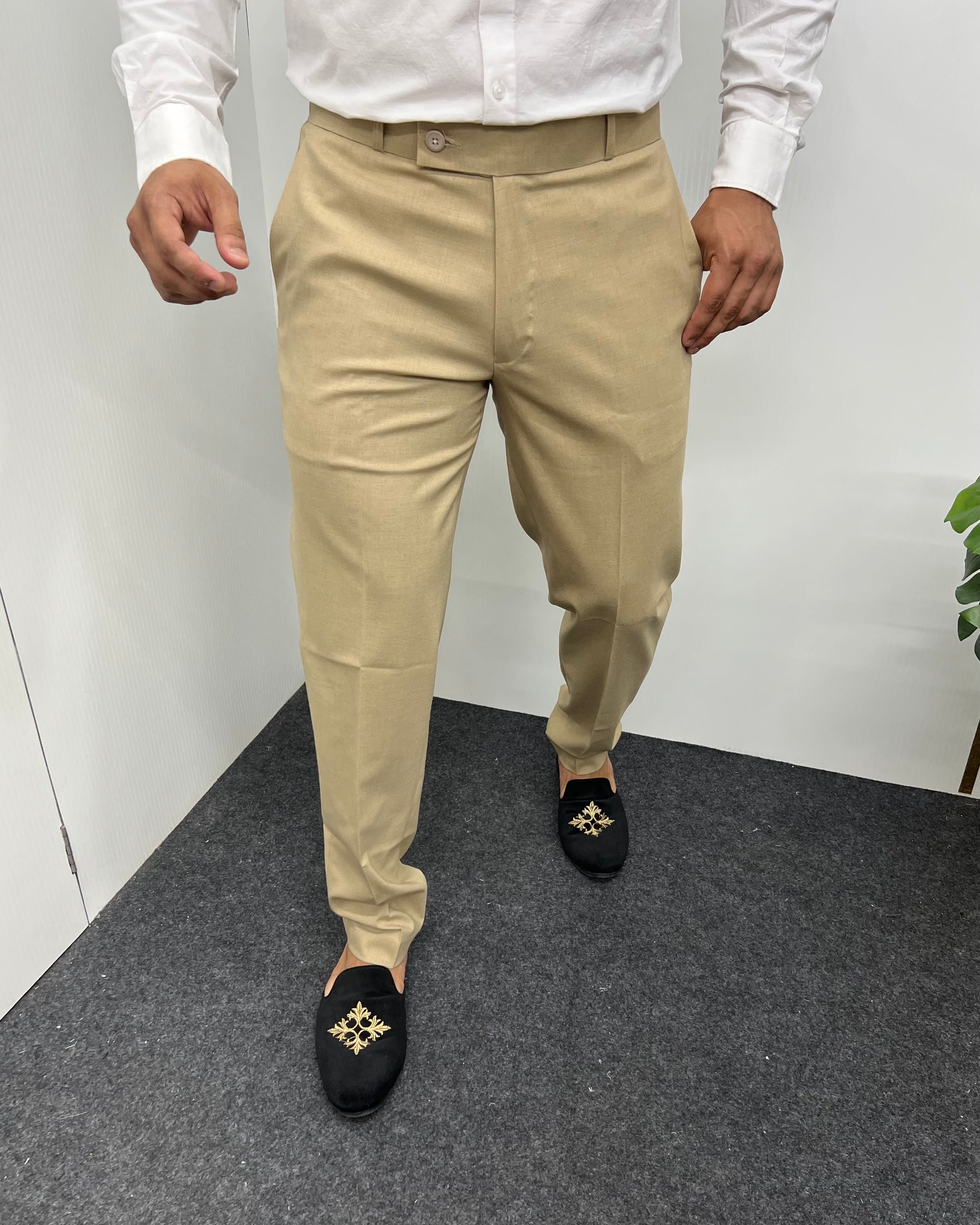 Yellow Cream Business Class Formal Pant