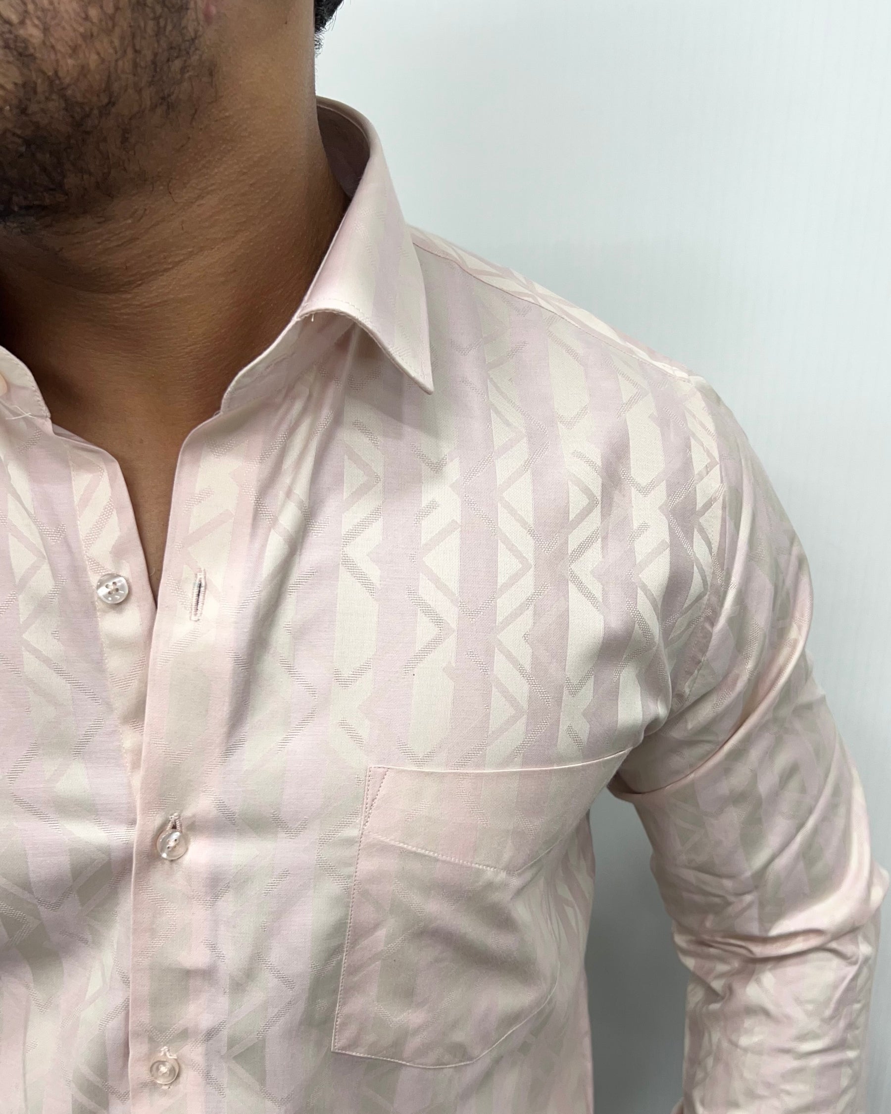 Peach Premium Giza Finish Shirt