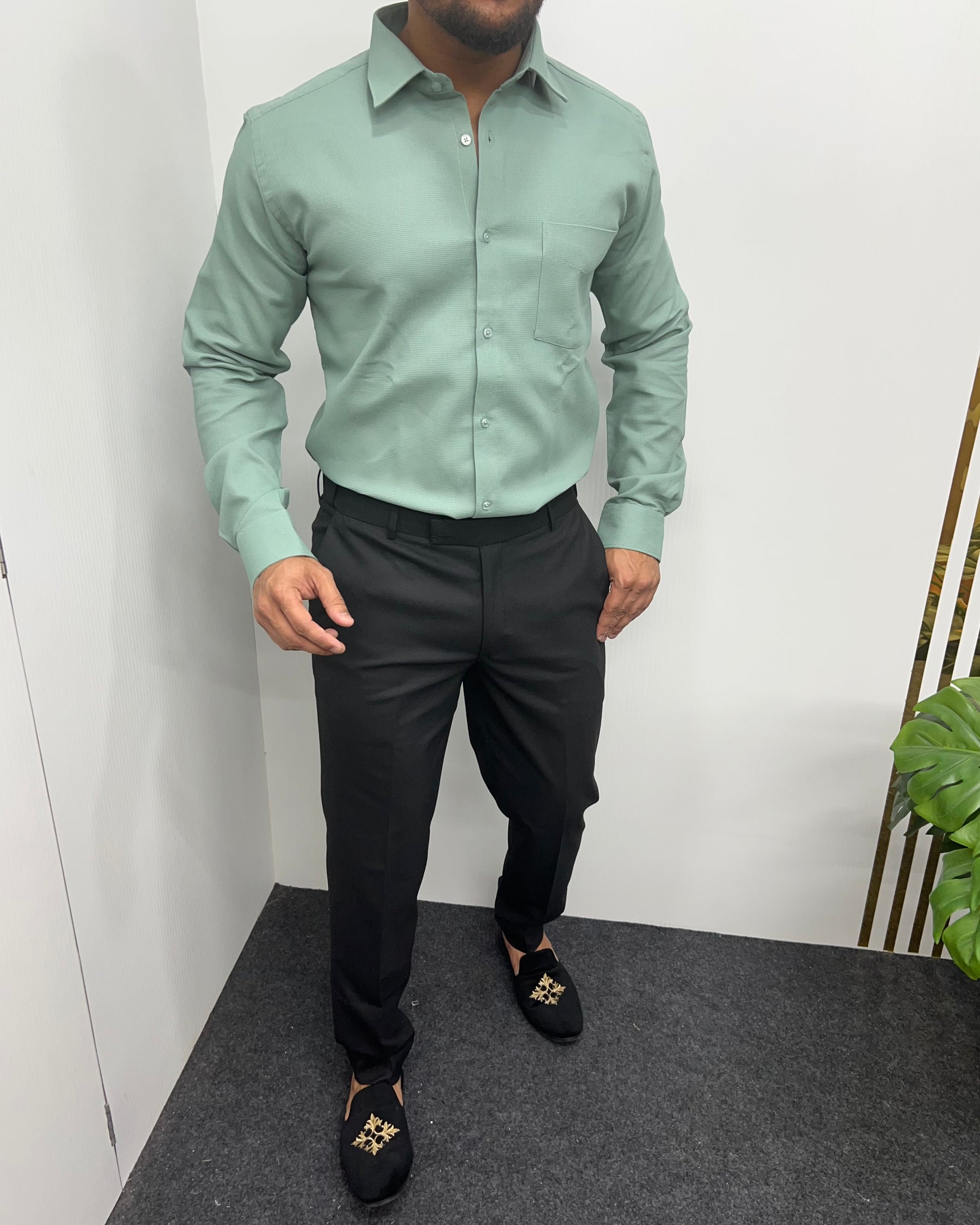 Pista Premium Cotton Polyblend Waffle Shirt