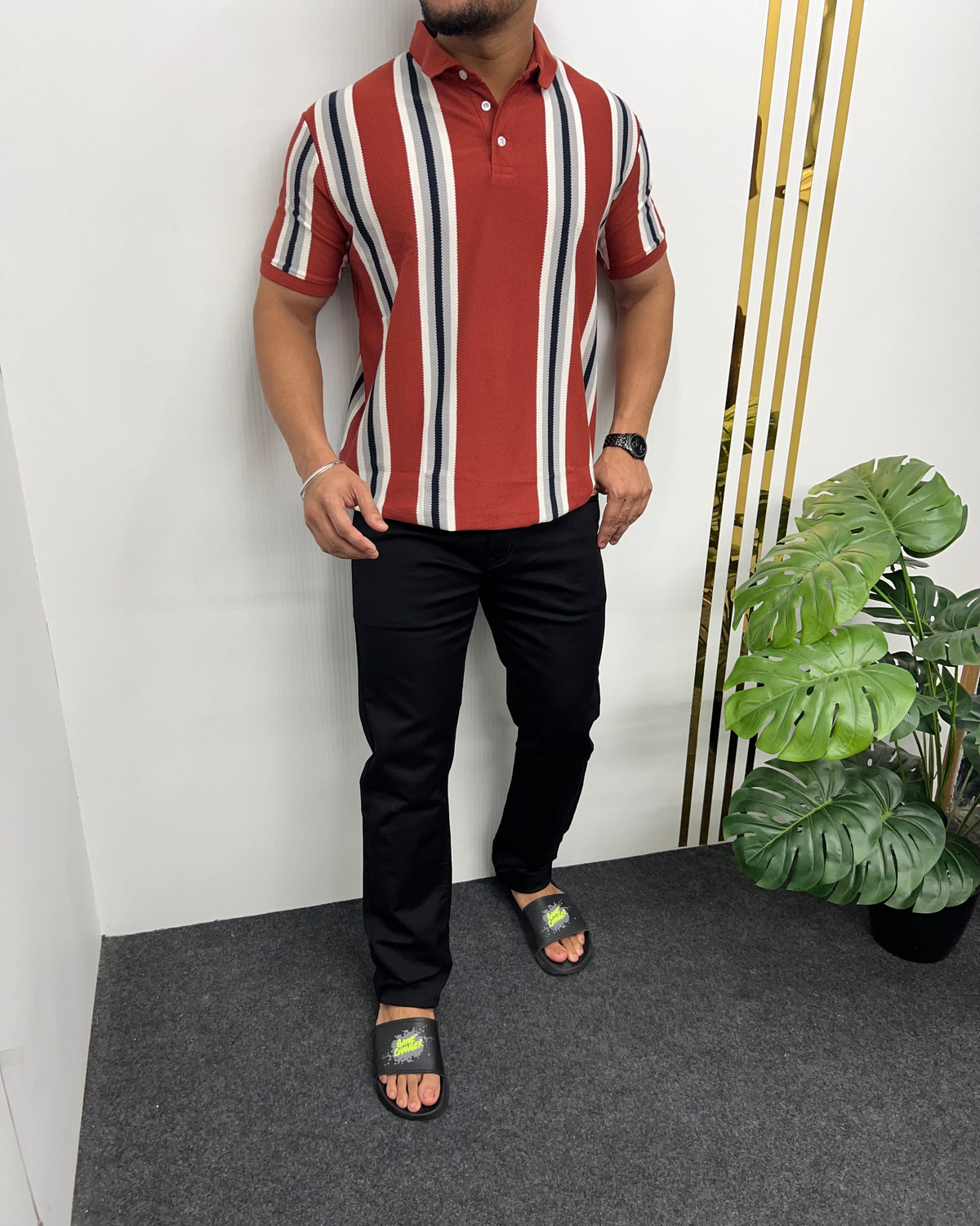 Carrot Matty Striped T-Shirt