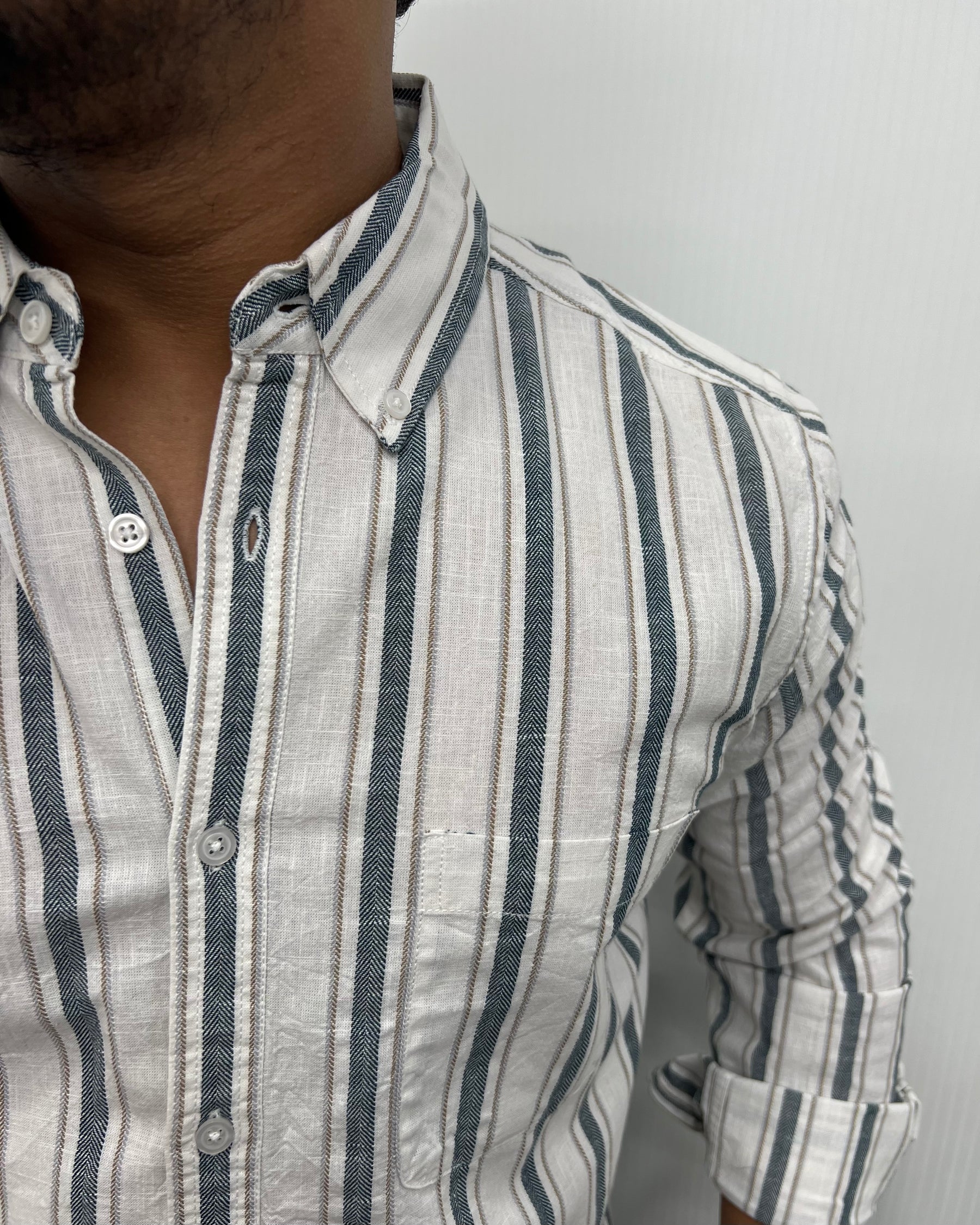 Cotton Linen Lining Shirt