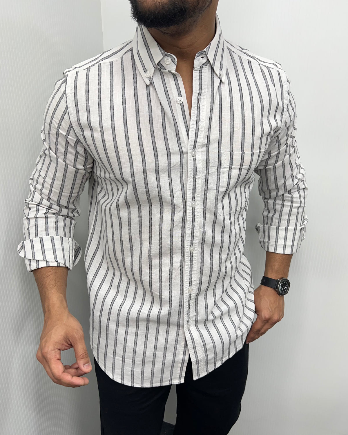 Cotton Linen Lining Shirt