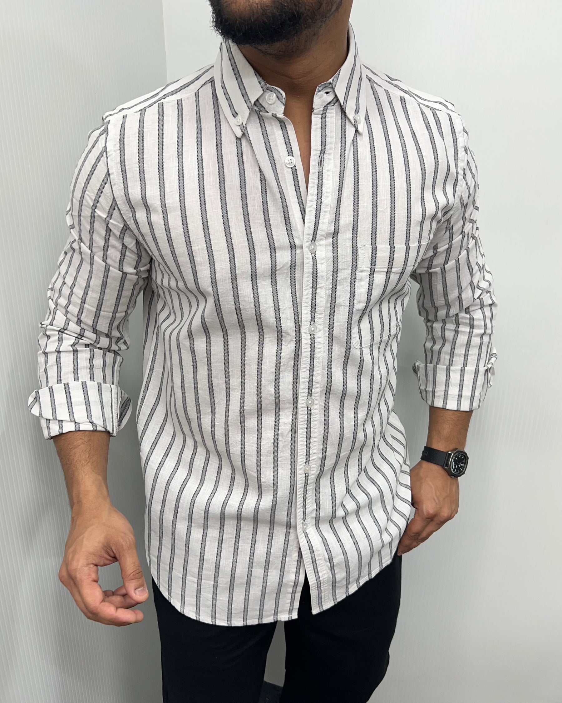 Cotton Linen Lining Shirt