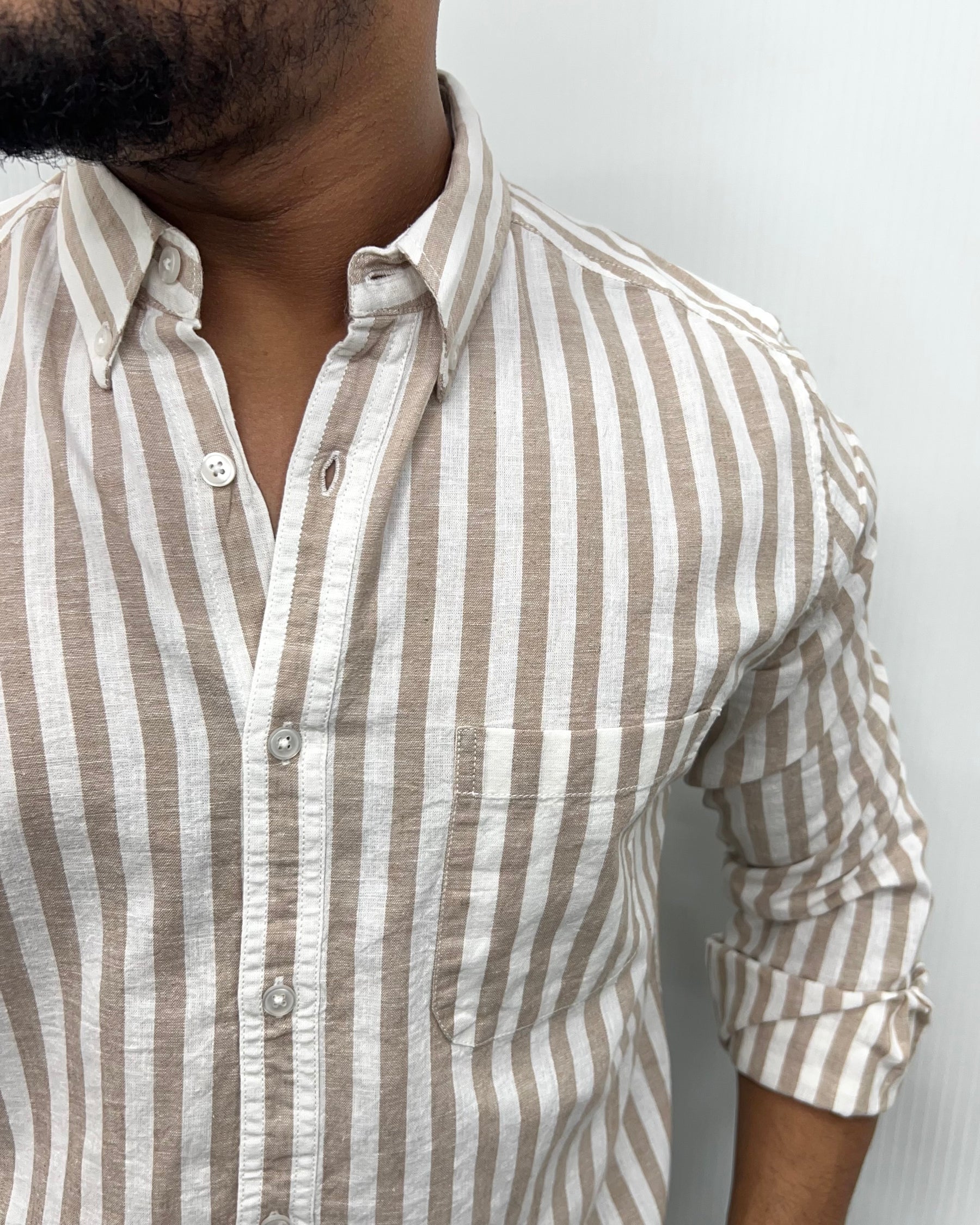 Cotton Linen Lining Shirt