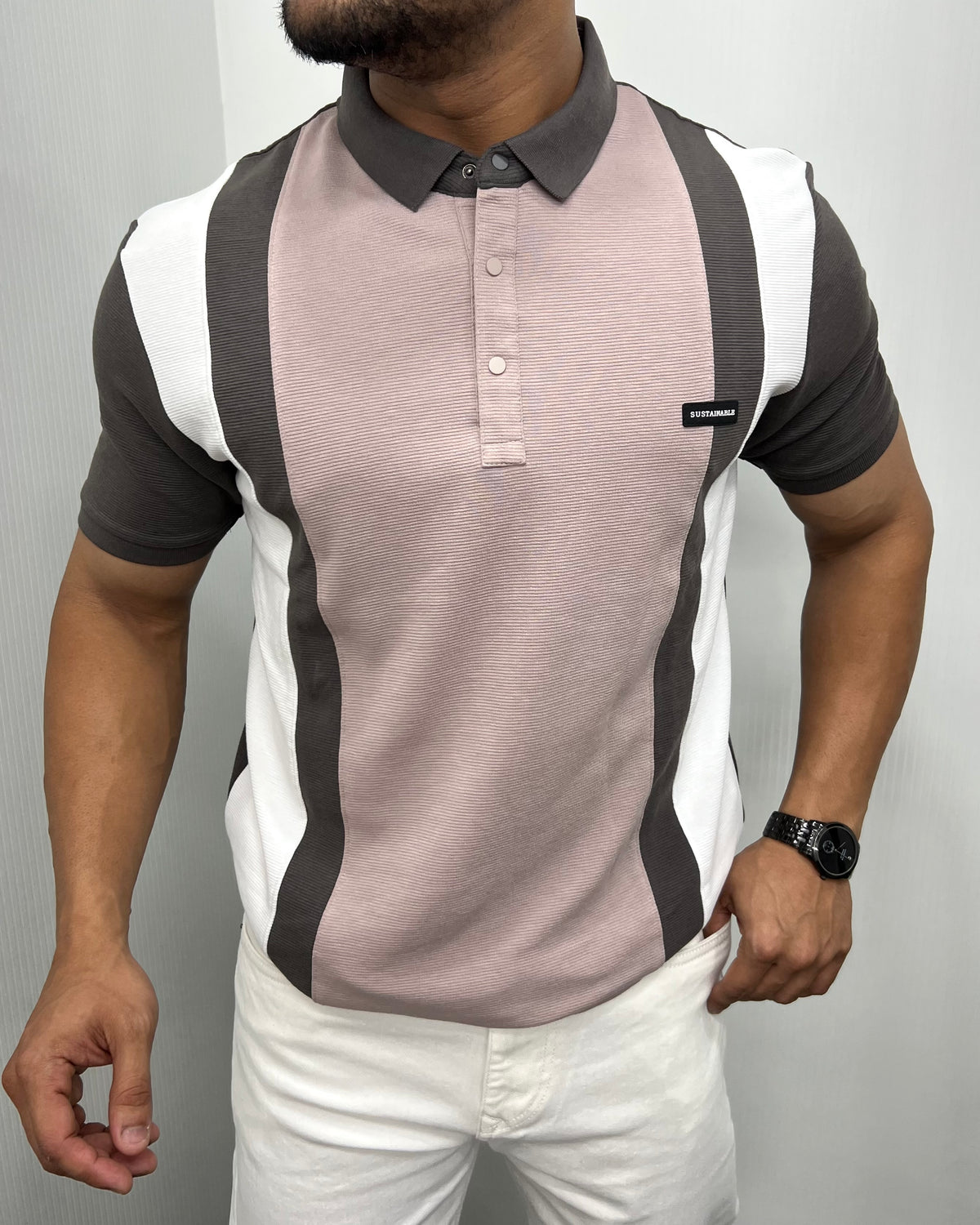 Ivory Pattern T-Shirt