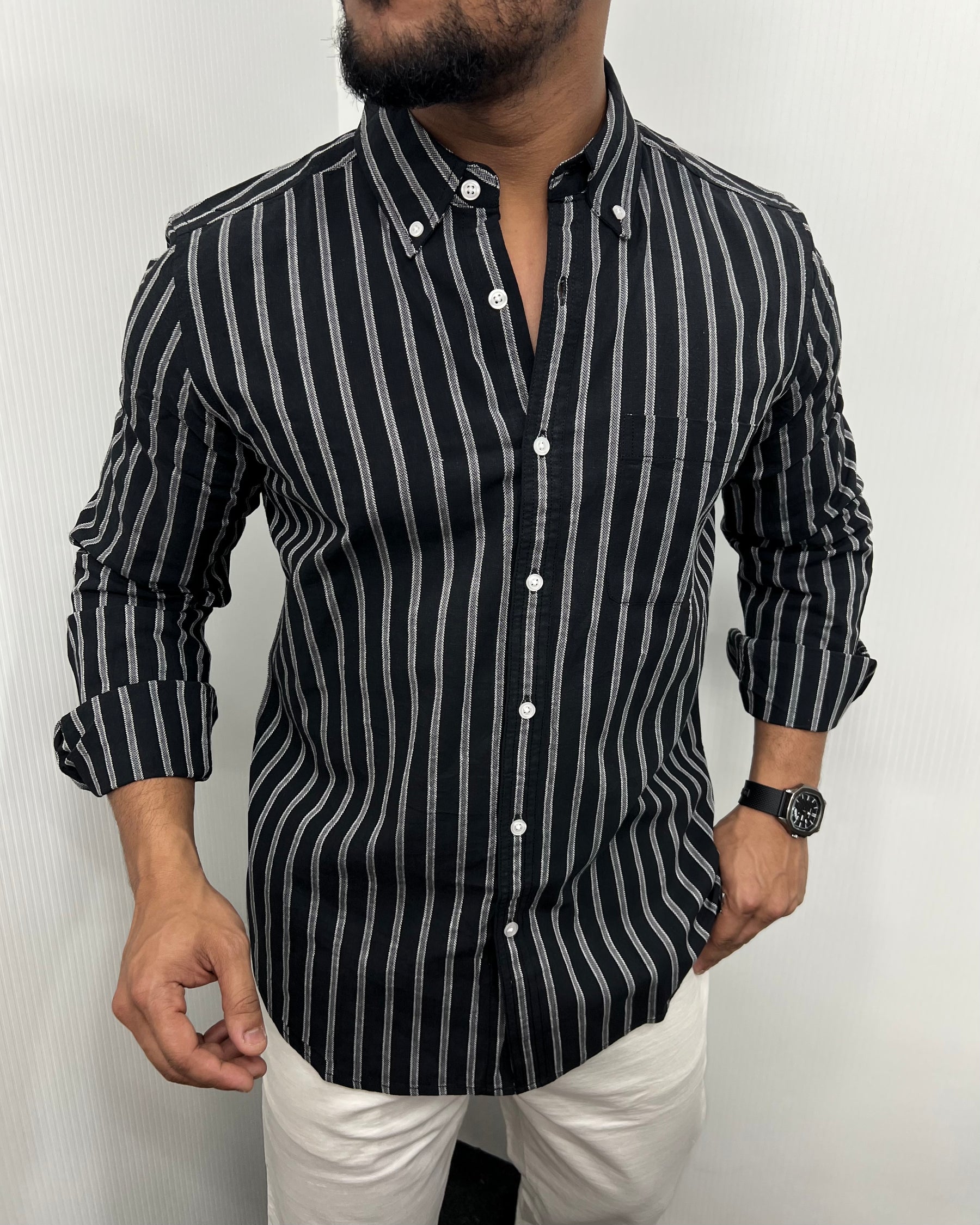 Cotton Linen Lining Shirt