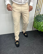 Light Cream Flexiwaist Business Class Formal Pant