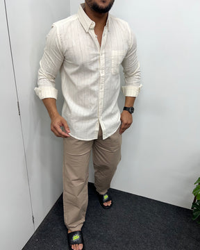 Cotton Linen Lining Shirt