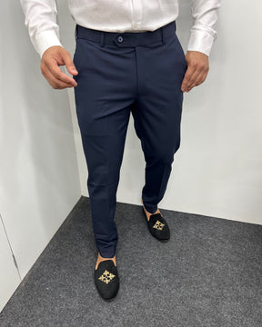 Navy Blue Flexiwaist Business Class Formal Pant