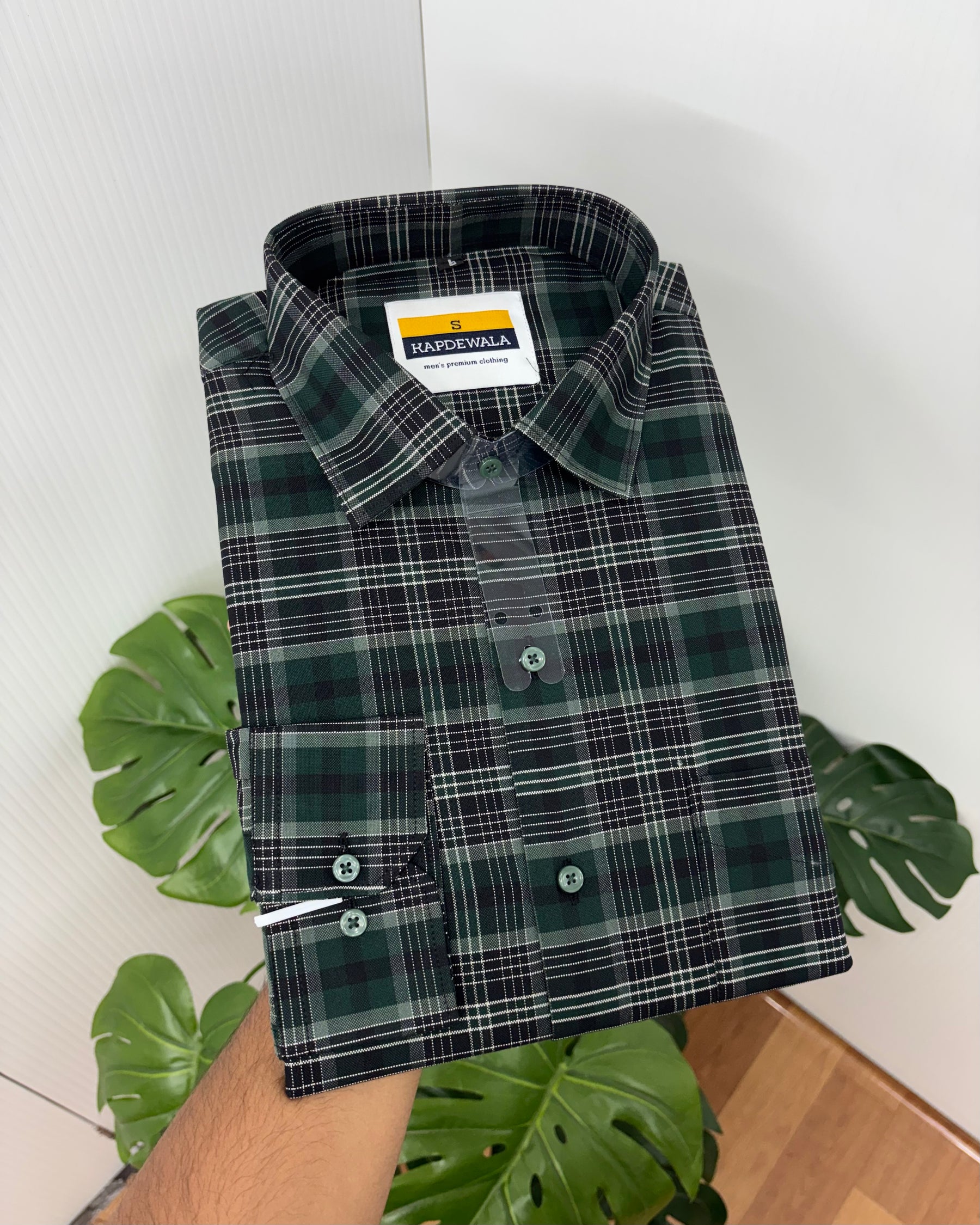 Cotton Oxford Checks Shirt
