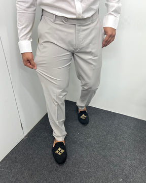 Pearl Gray Flexiwaist Business Class Formal Pant