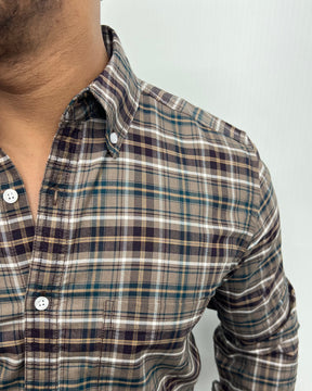 Cotton Oxford Checks Shirt