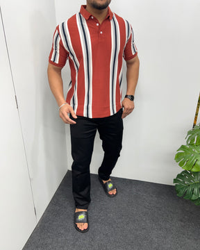 Carrot Matty Striped T-Shirt