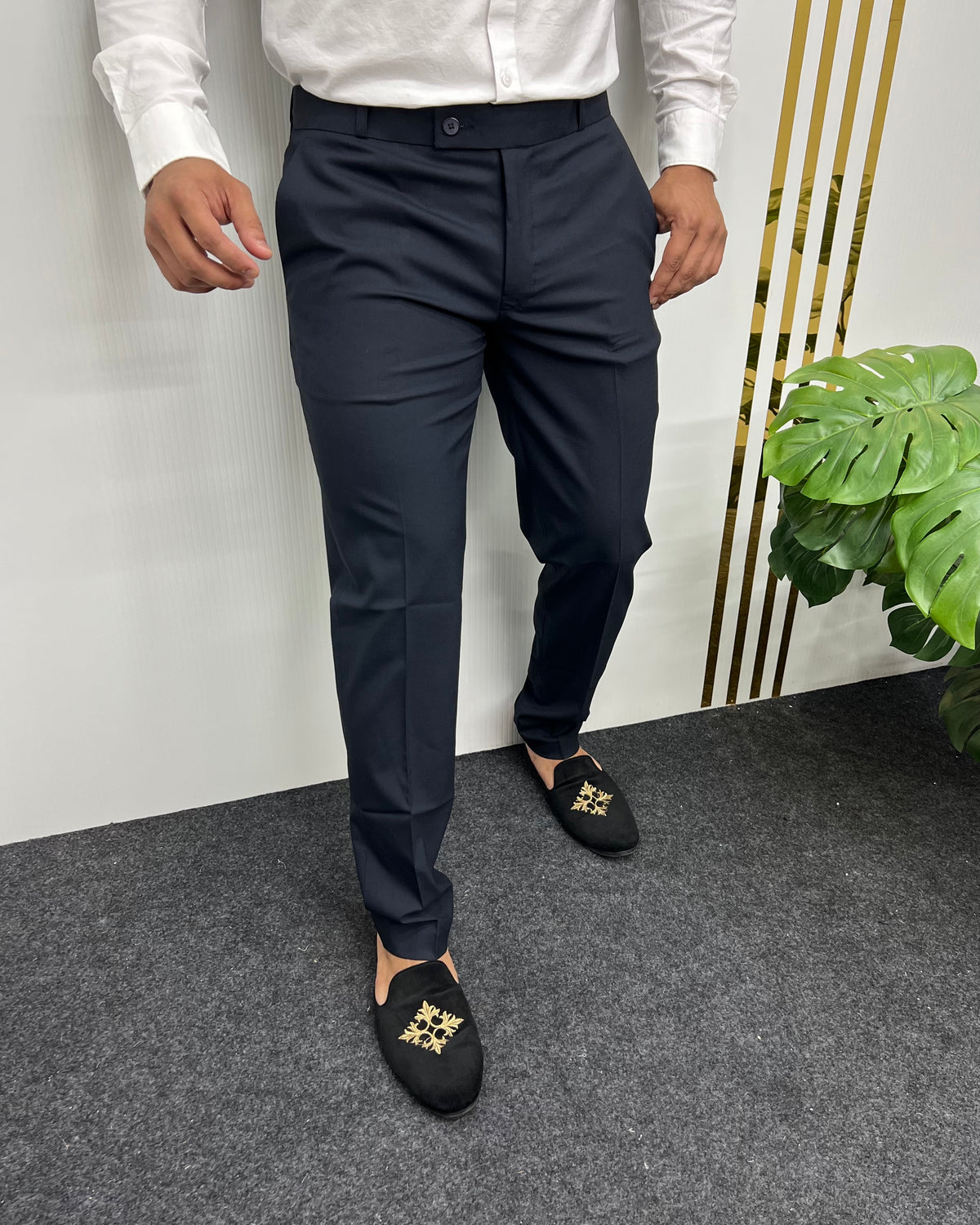 Navy Blue Business Class Formal Pant