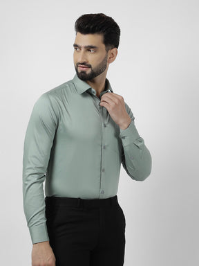 Plain Cotton Pista Shirt