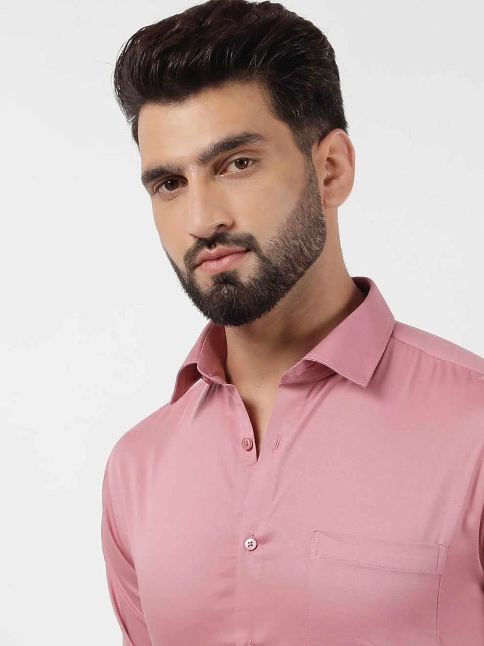 Plain Cotton Lavender Shirt