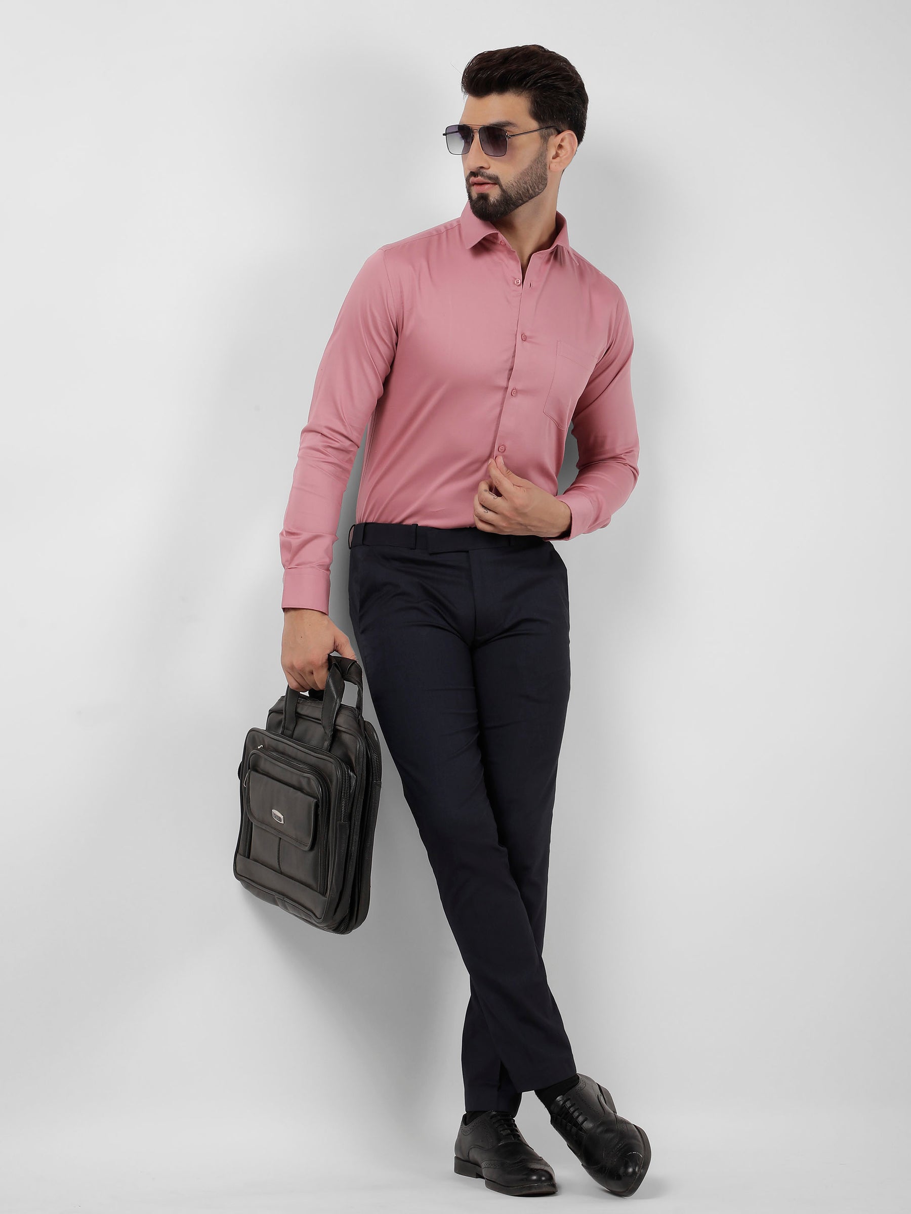 Plain Cotton Lavender Shirt