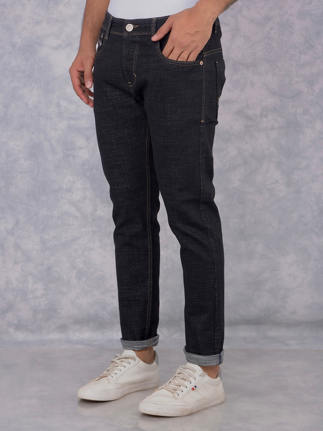 Black Raw Wash Jeans