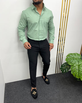 Pista Business Class Oxford Lycra Formal Shirt