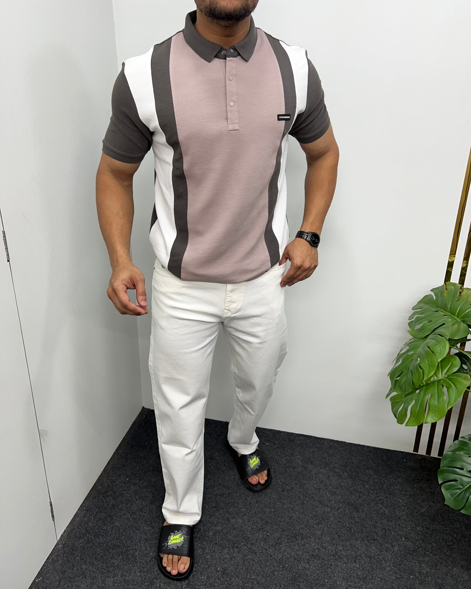 Ivory Pattern T-Shirt