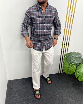 Cotton Oxford Checks Shirt