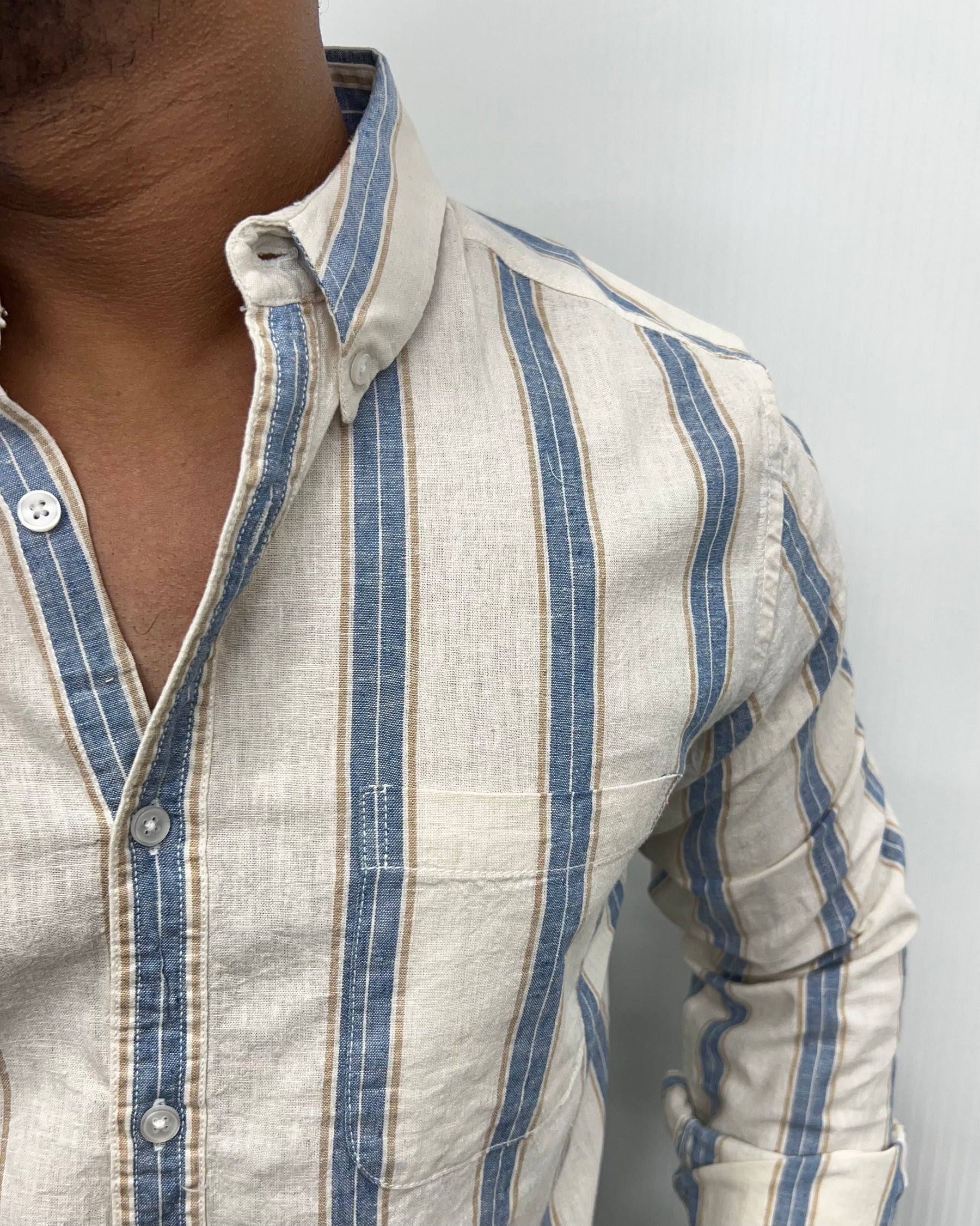 Cotton Linen Lining Shirt