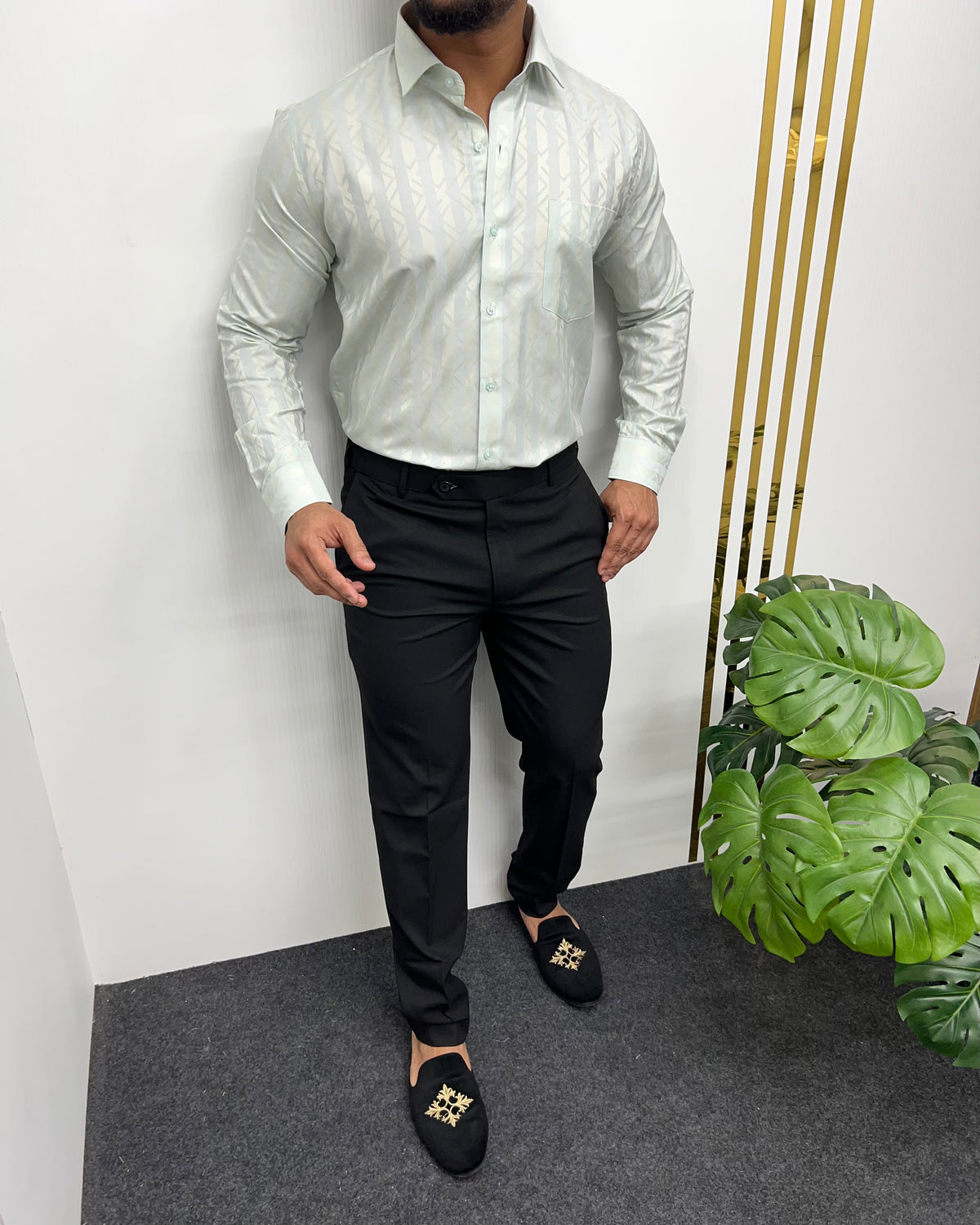 Mint Premium Giza Finish Shirt