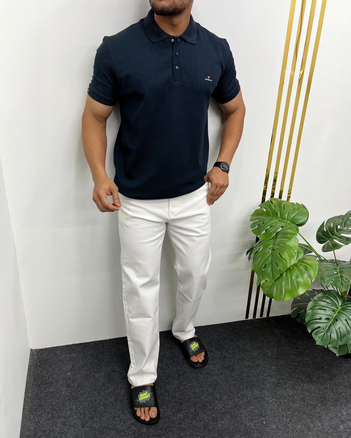 Navy Blue Matty T-Shirt