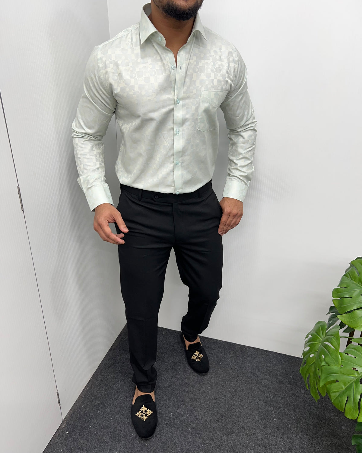 Mint Premium Giza Finish Shirt