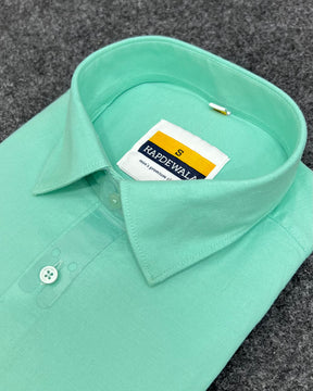 Mint Business Class Oxford Lycra Formal Shirt