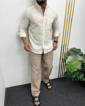Cotton Linen Lining Shirt
