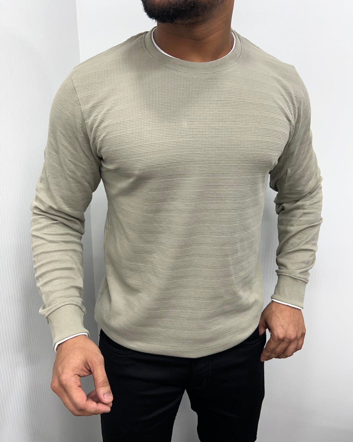 Dusty Plain Knit T-Shirt