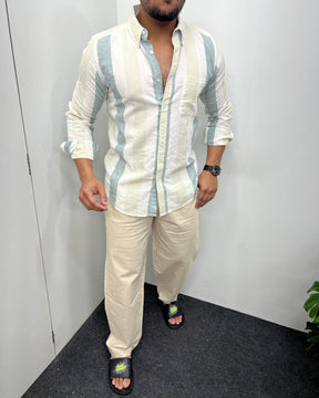 Cotton Linen Lining Shirt
