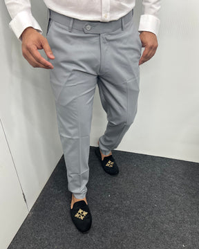Ash Gray Flexiwaist Business Class Formal Pant