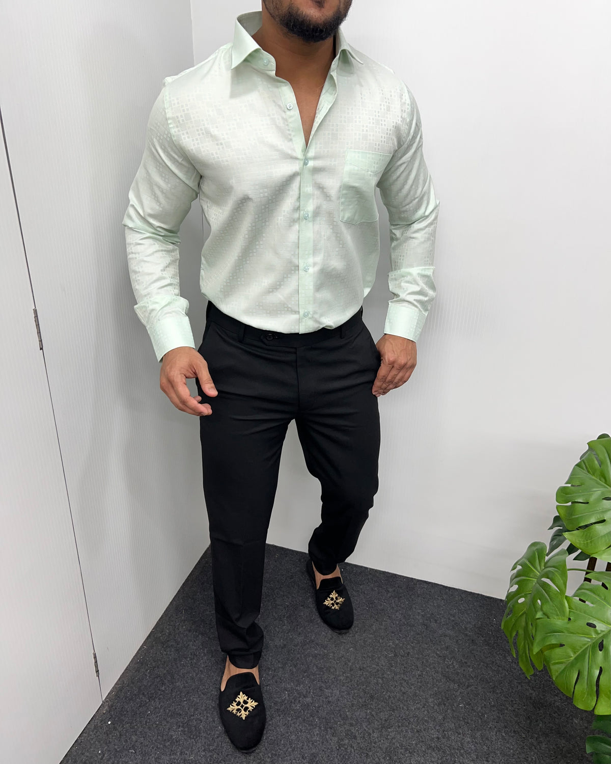 Mint Premium Giza Finish Shirt
