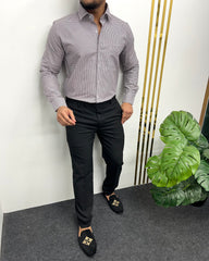 Brown Cotton Gingham Checks Shirt